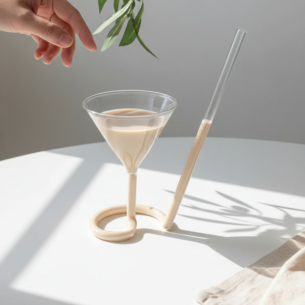 Auréa – Verre à Paille Intégrée