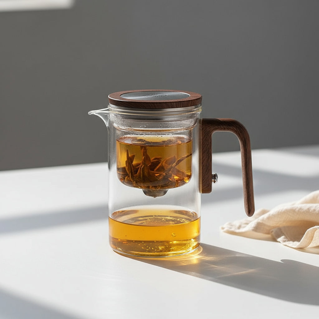 héière en verre avec filtre magnétique - vue d'ensemble