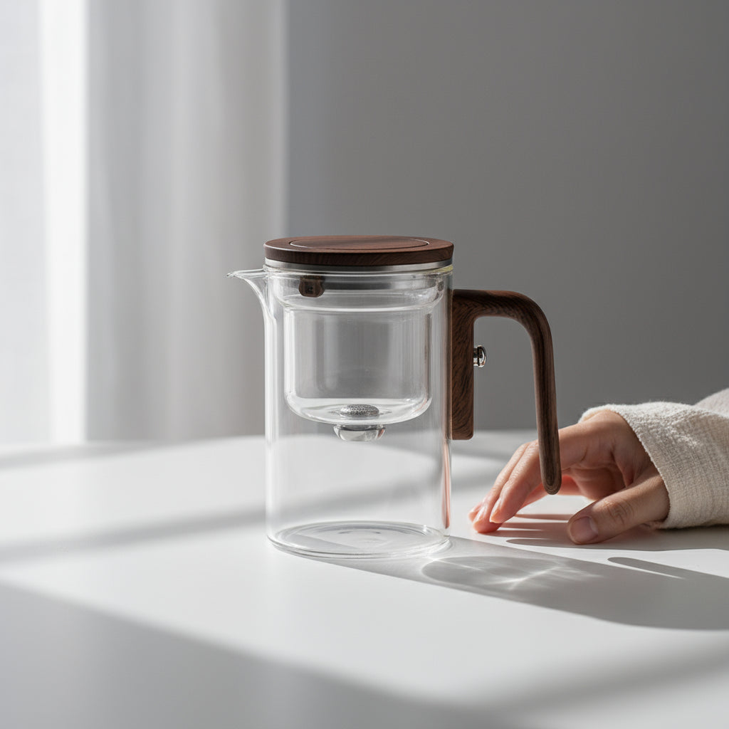 Théière design élégant pour infusion parfaite du thé