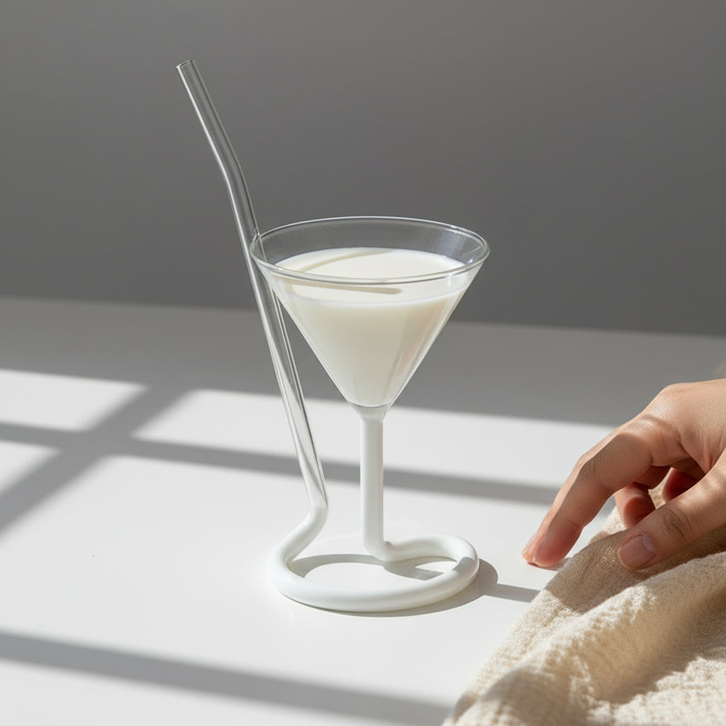 Auréa – Verre à Paille Intégrée