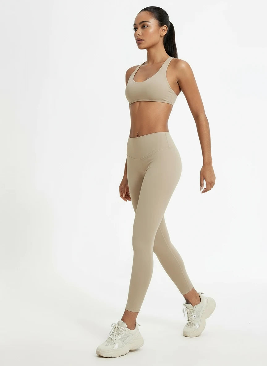 Leggings taille haute compression