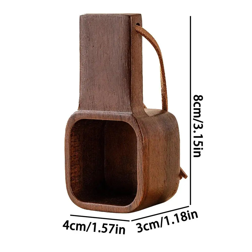 Aroméa Scoop – Cuillère Doseuse en Bois de Noyer pour Café, Thé et Épices