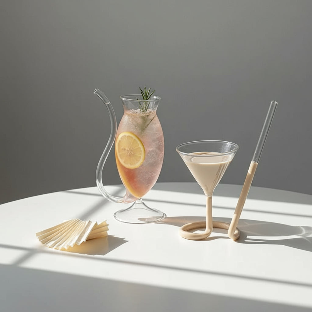 Auréa – Verre à Paille Intégrée